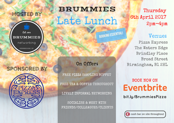 brummies late lunch flyer