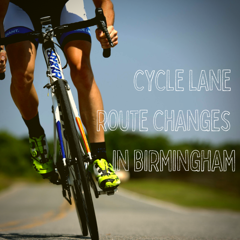 cycle lane changes in birmingham