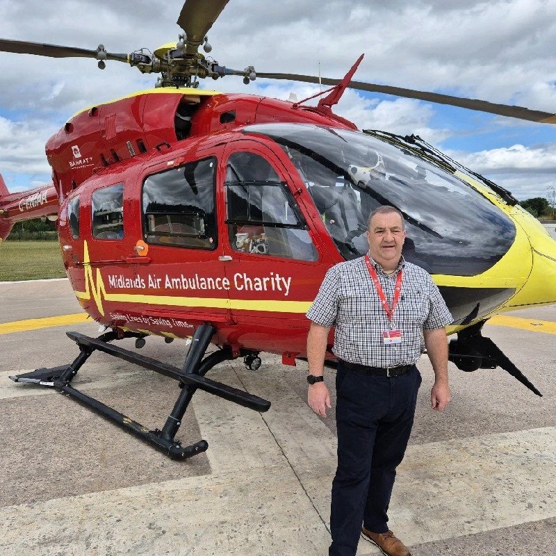 Michael Nixon of Midlands Air Ambulance